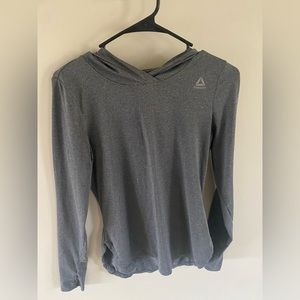Reebok Long Sleeve with hood athletic top